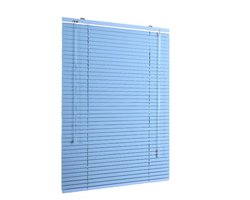 Aluminium Jaloezieën - Horizontale Luiken - Raambekleding - Flexibele Lamellen - 90 x 130 cm - Blauw