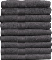 Bol.com Katoenen Handdoeken Antraciet – Set van 6 Stuks – 50 x 100 cm aanbieding