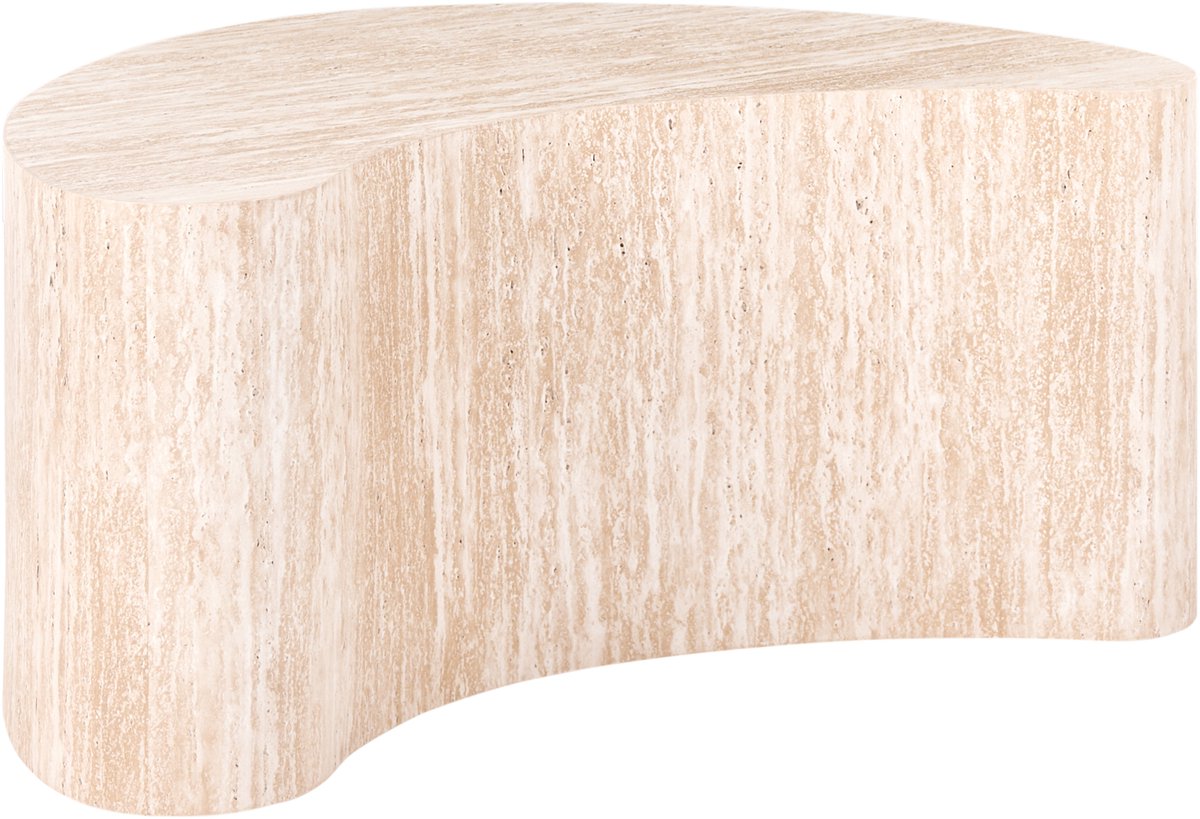 BILPA - Salontafel - Travertijneffect - MDF
