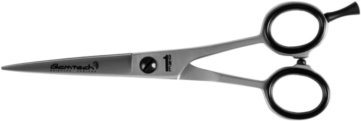 SnelShoppen - Haartrimmer Glamtech One 15 cm, Professioneel Knippen, Hoge Kwaliteit RVS, Perfect voor Thuisgebruik, Kapsalon, Stevige Schaar, Precisie