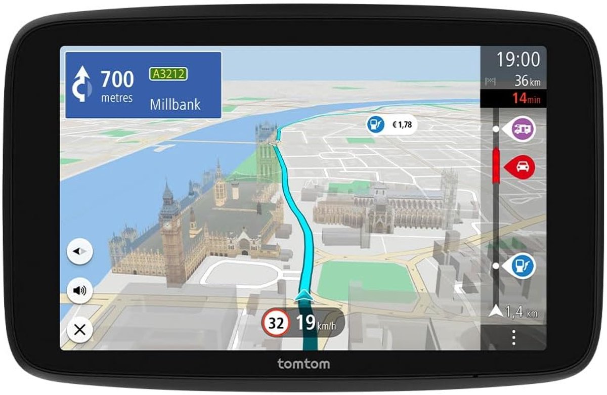 SnelShoppen - Navigatiesysteem voor Camper en Caravan - 7 Inch Scherm, POI's voor Motorhomes, Wi-Fi Updates, TomTom Verkeer, Besparen Voertuigprofiele