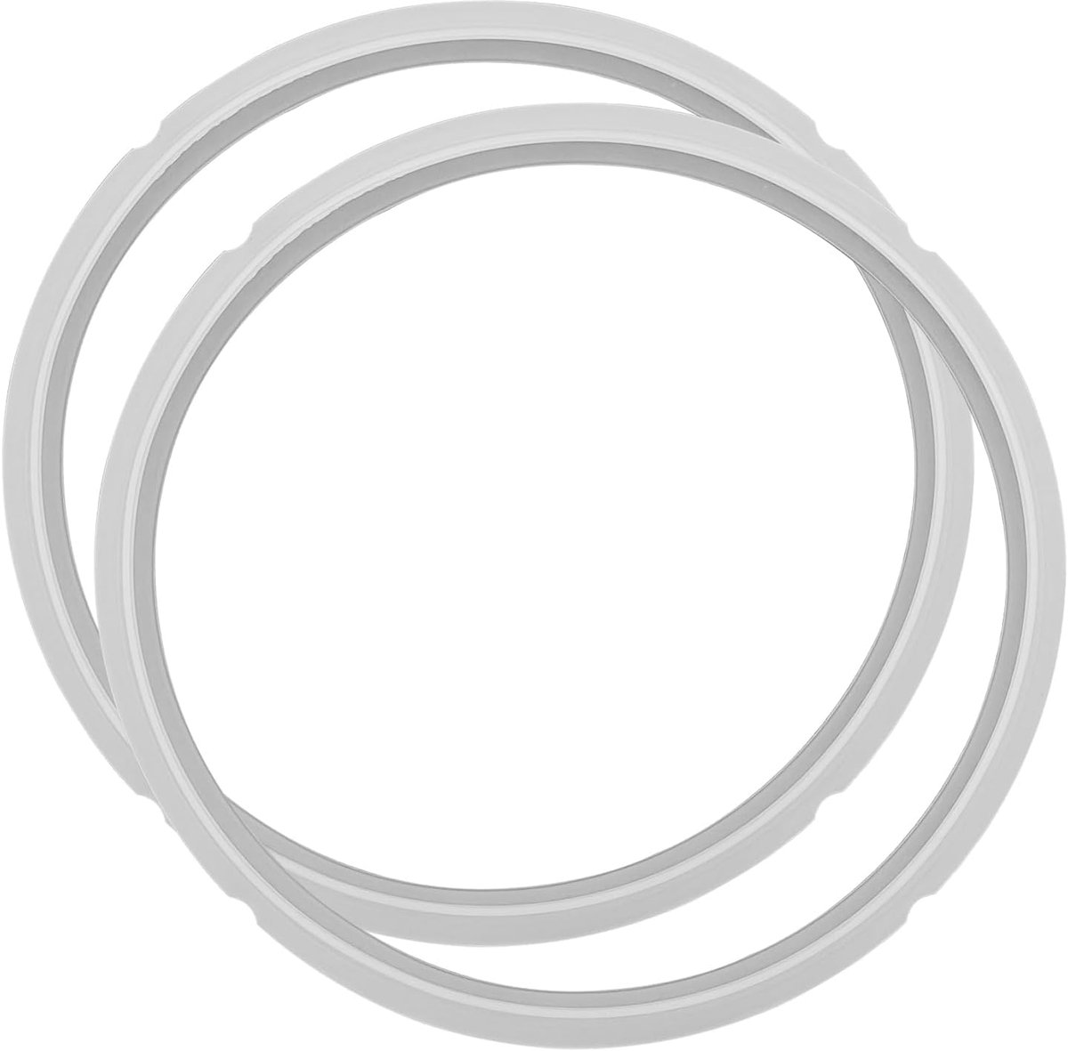 SnelShoppen - 2 Pack Siliconen Afsluitringen voor Instant Pot 6 Quart, Vervangende Silicone Gasket voor Drukpannen, Geschikt voor IP-DUO60, DUO50, LUX