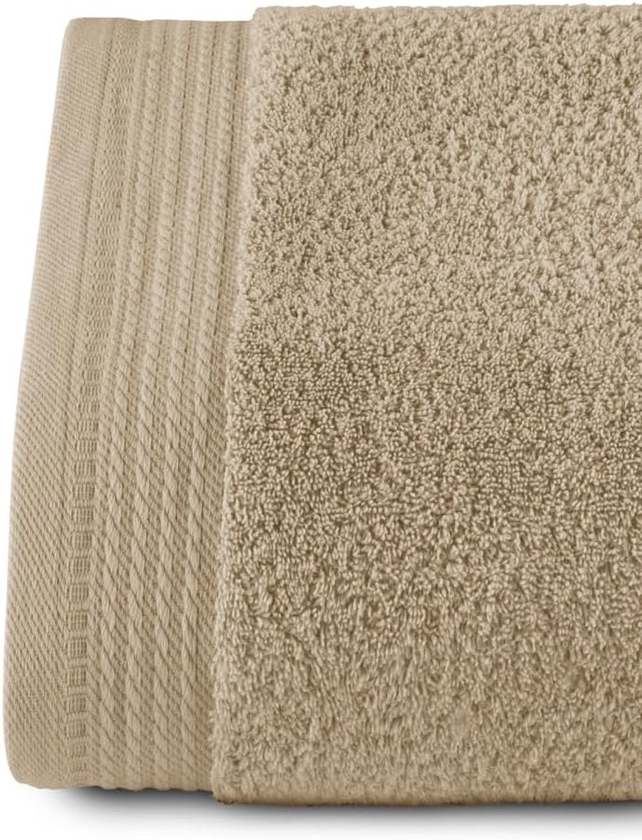 SnelShoppen - Luxe Badhanddoek - 70 x 140 cm - 100% Katoen - 600 g/m² - Sneldrogend - Camel - Voor Thuis, Sport en Wellness