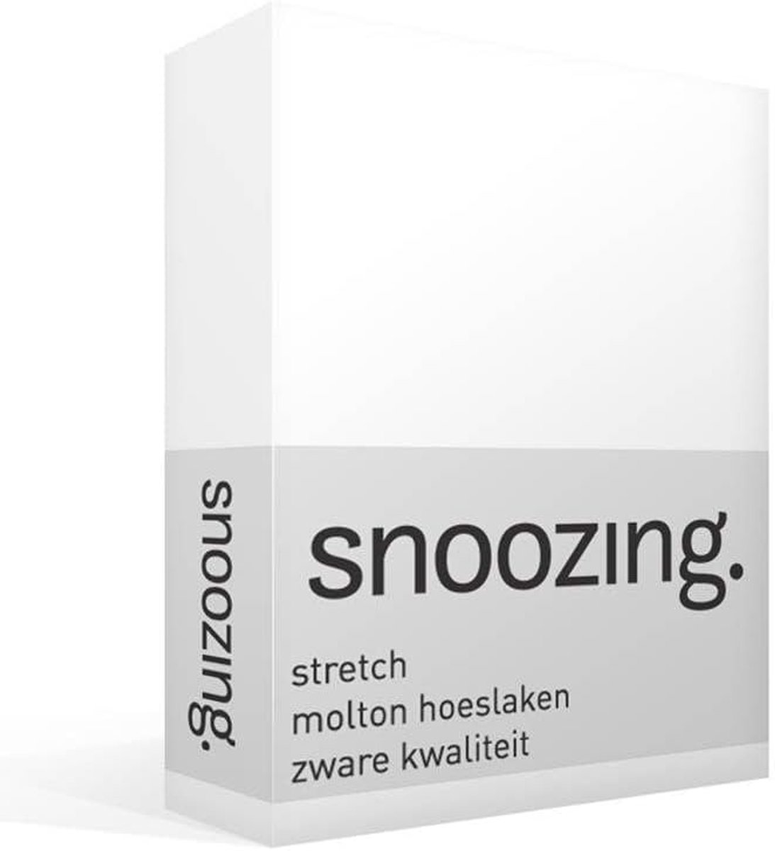 SnelShoppen - Molton Hoeslaken 100x200 of 90x200/220 cm - Witte Fitted Sheet - Waterdicht, Ademend, Perfect voor Matrassen tot 25 cm Hoog