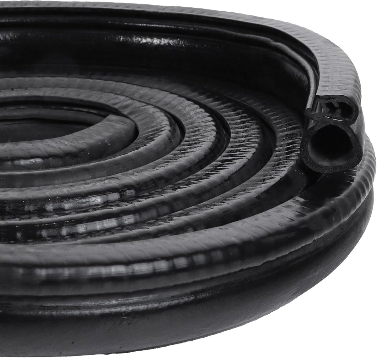 SnelShoppen - Car Door Seal Universele Dichtstrip voor Auto's, Boot, Motorhomes, Trucks - Weerbestendig, 3 Meter, Hoogwaardige Rubber en Schuim