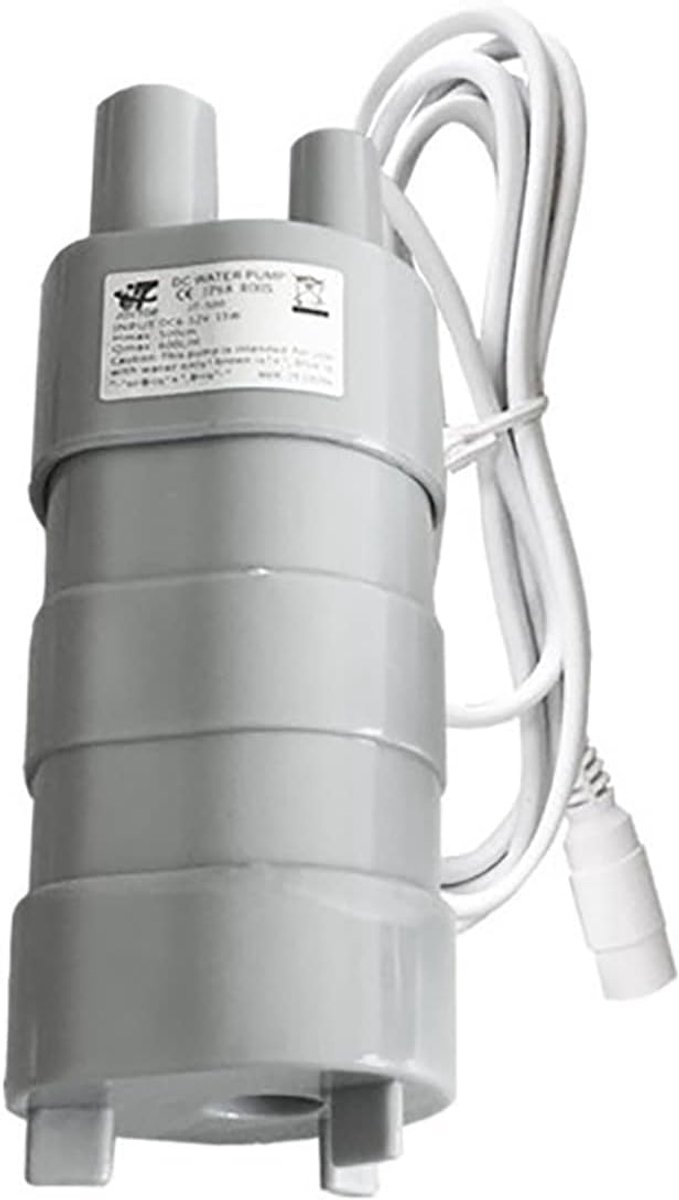 SnelShoppen - 12V Waterpomp - Hoge Doorstroming Submersible Pomp voor Camper, Caravan, Toiletvervanging, Tot 40°C, Draagbaar, Ideaal voor Camping en T