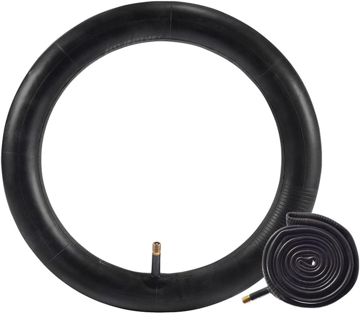 SnelShoppen - 2 x 30.5 cm Dikke Kinderwagenbanden met 45 Graden Ventiel - 12 x 2 1/8 Inch Butyl Rubber - Geschikt voor Kinderwagens, Fietsen en Loopfi
