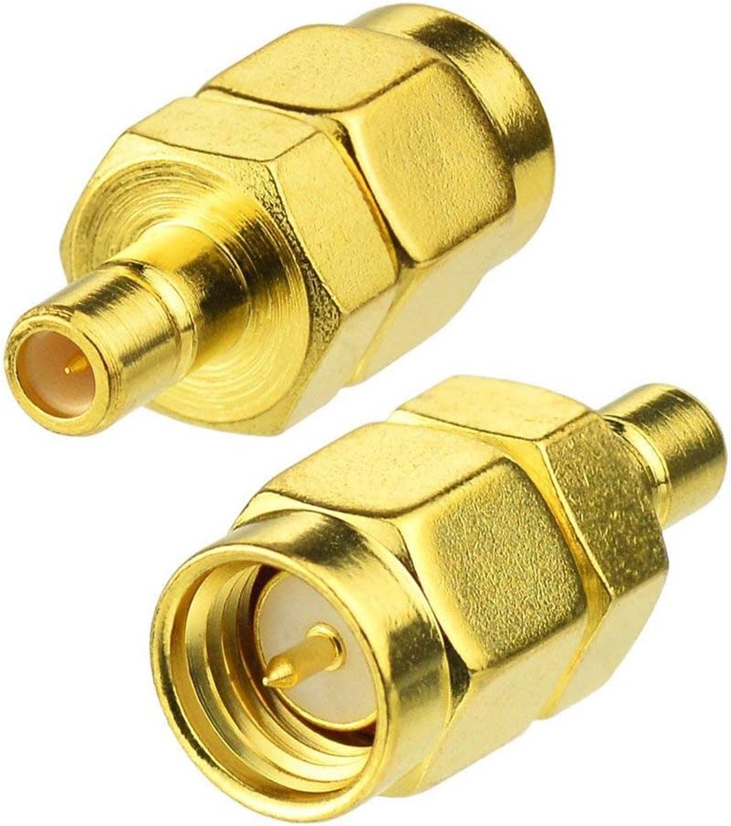 DAB Car Aerial SMA Adapter to SMB Female Antenna Converter Connector 2pcs for Pioneer Pure Alpine DAB+ Radio