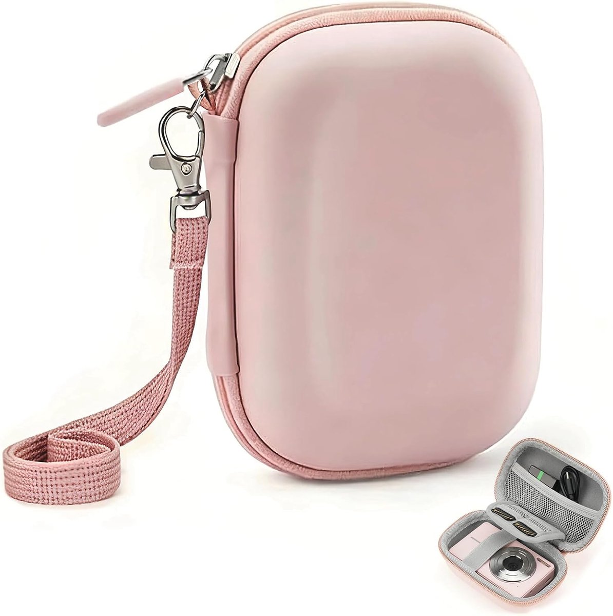 cameratas voor CAMKORY/voor Kodak Pixpro FZ55/FZ53/voor YiFuar | voor FAYIBUY 1080P/voor Sony DSCW800 830/voor Canon IXUS 285 HS. Opberghouder voor vloggingcamera's en accessoires