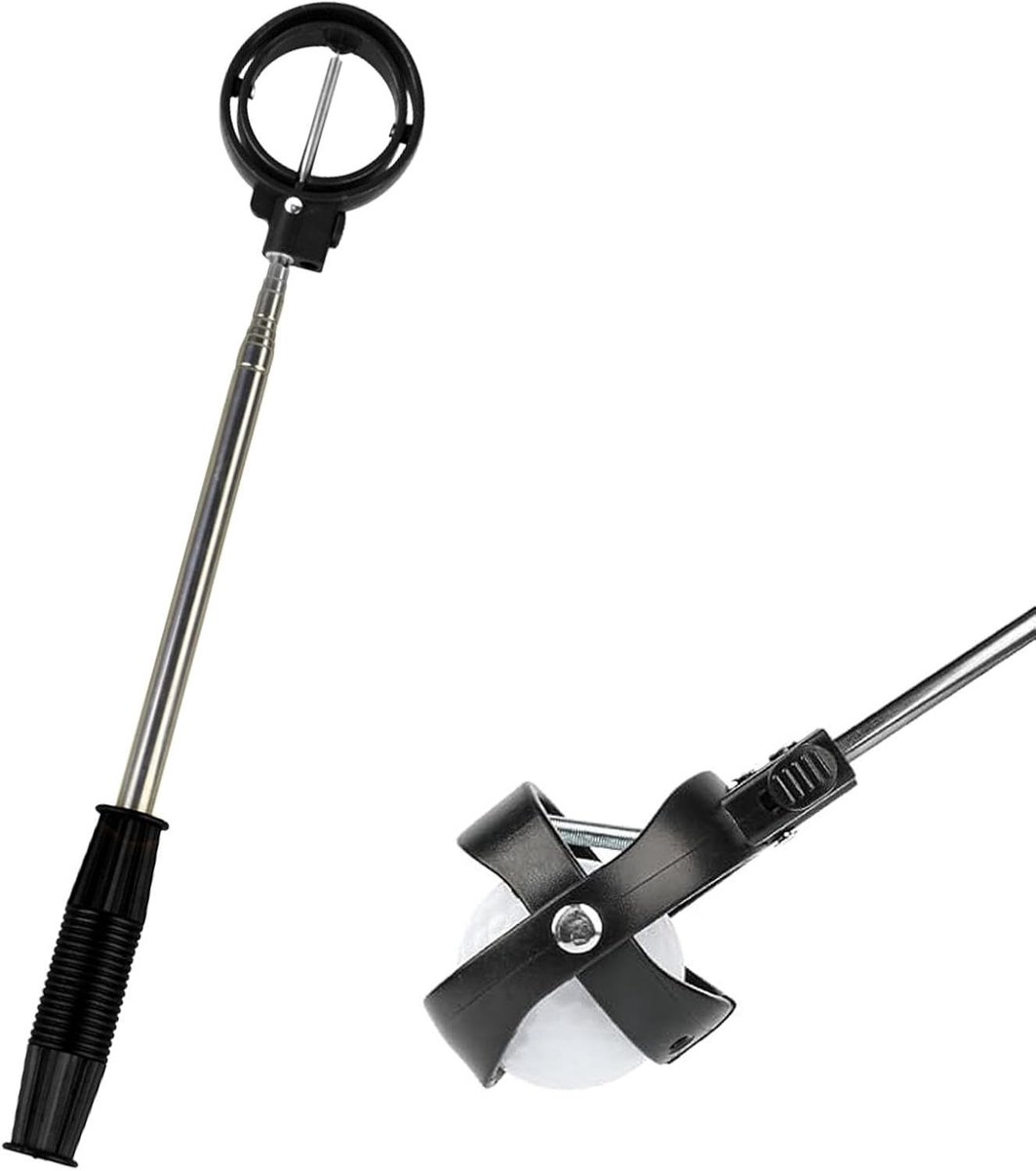 Telescopische Golfbal Picker met Vergrendelknop - Retractable Grijper voor Golfballen, Handig en Lichtgewicht Hulpmiddel voor Golfspelers