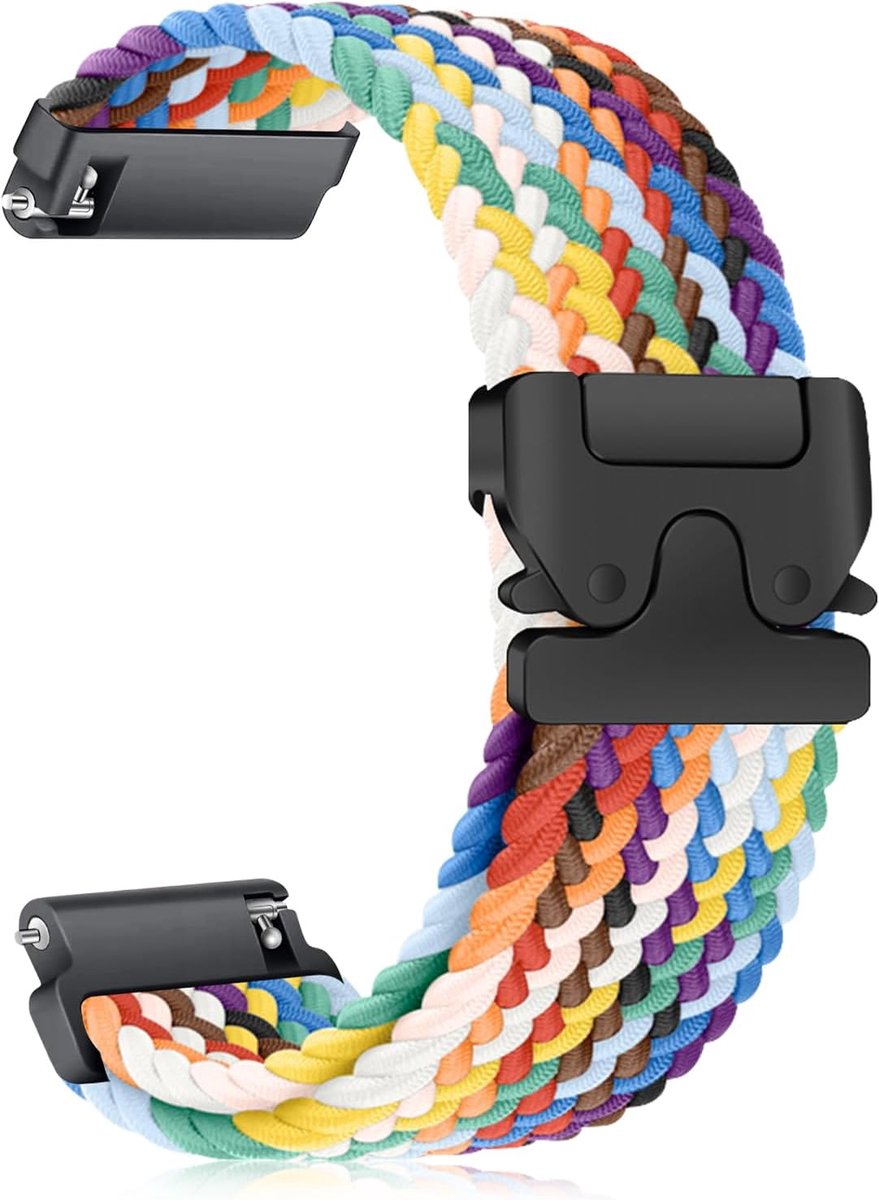Horlogeband 18mm/20mm/22mm, Gevlochten Banden Parachute Stijl Gesp