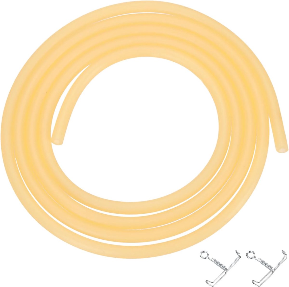 3,3 ft (1 m) natuurlijke latex rubberen buis, 1/16 "(2 mm) Id x 3/16