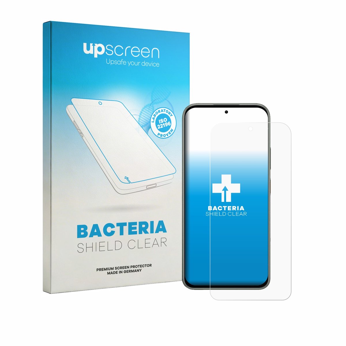 upscreen - Screenprotector voor Tecno Pova 8 - Folie Beschermfolie transparant antibacterieel