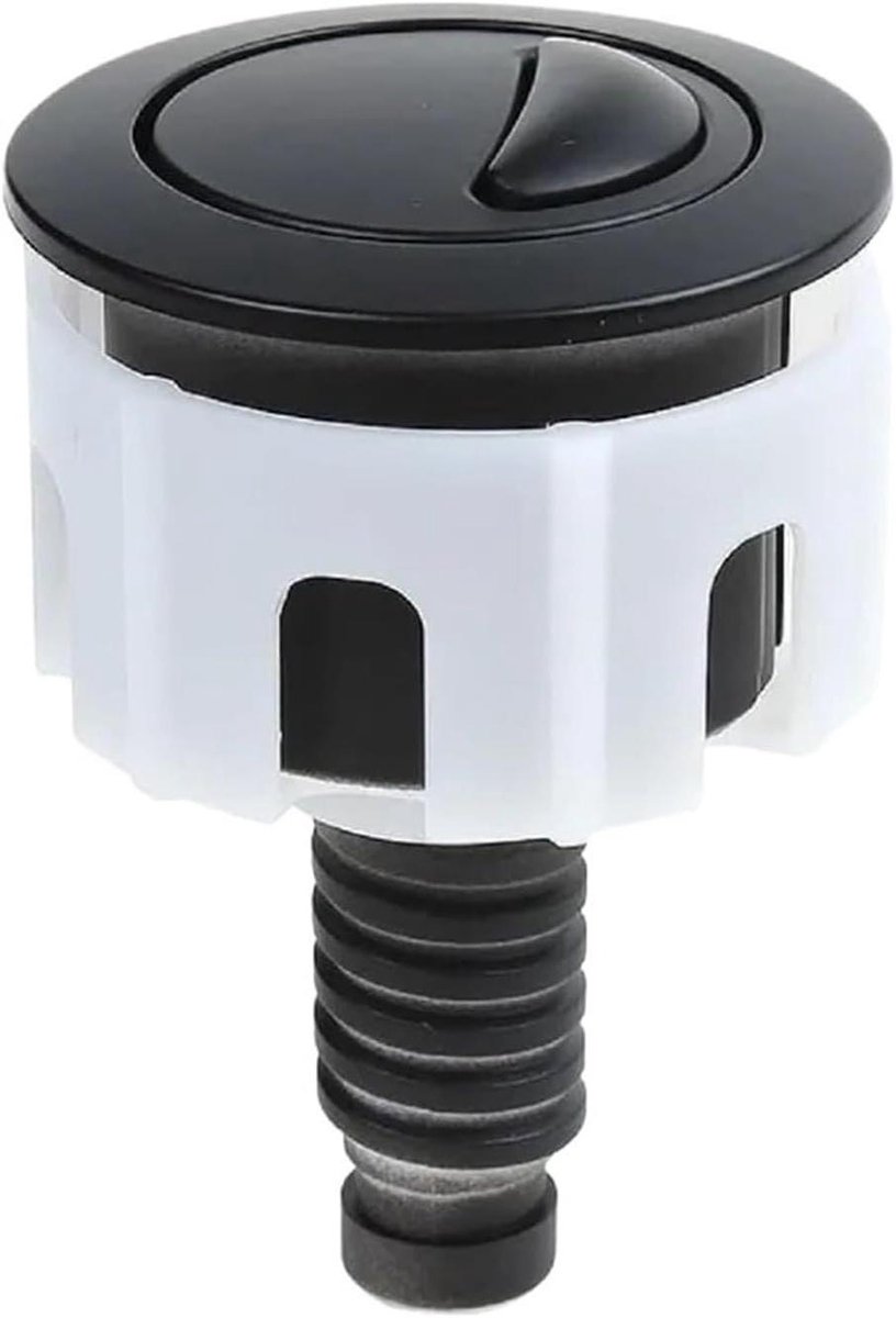 Toilet Drukknop - Spoelknop Kraan Schakelaar - Waterbesparing Toilet - Zijdruk Lijnbediening - 10 x 10 x 10 mm - Chroom