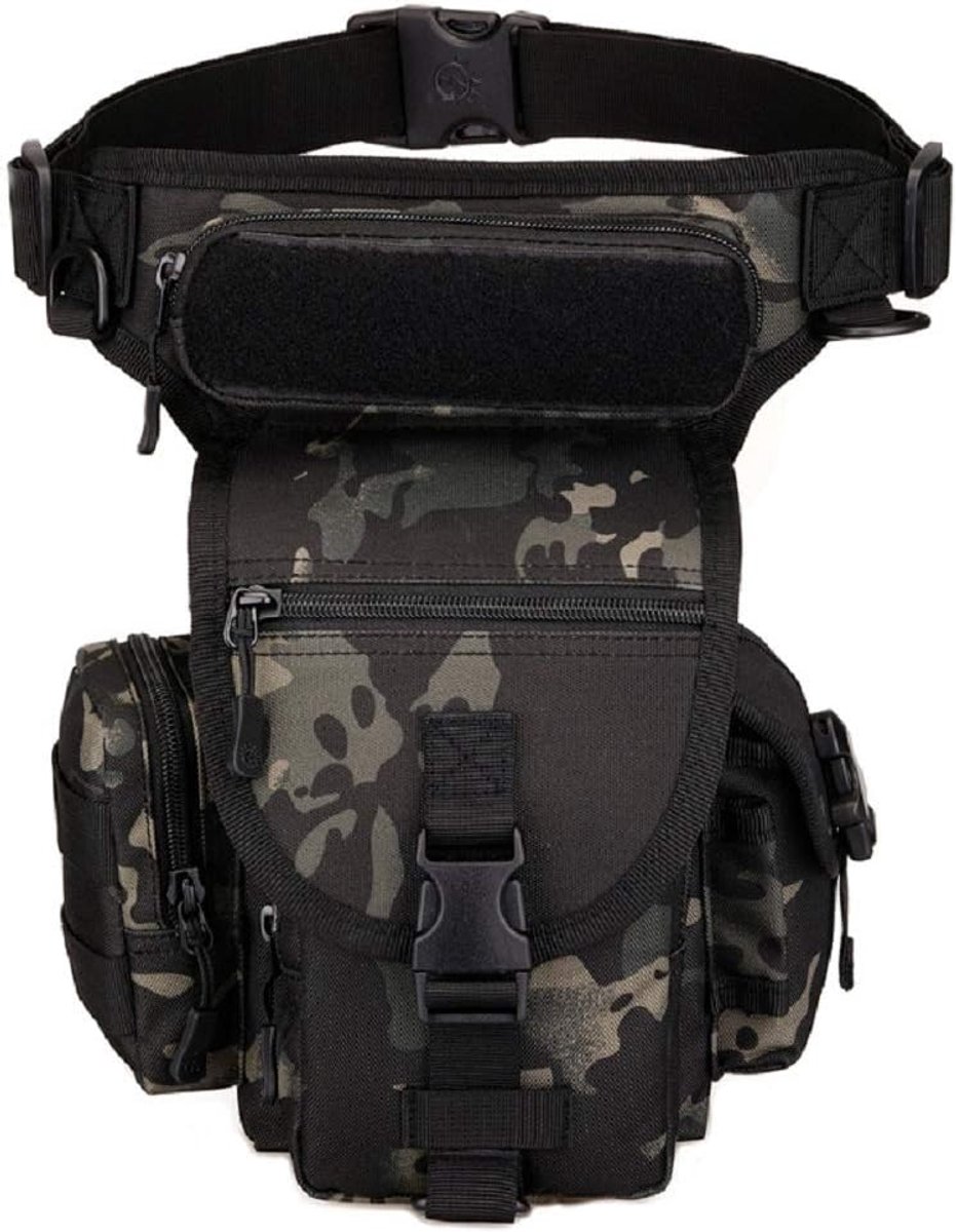 beenzak Sport militaire heuptas Waterdichte heuptas MOLLE beenzak Fiets beentas voor fietsen, wandelen, klimmen，vissen