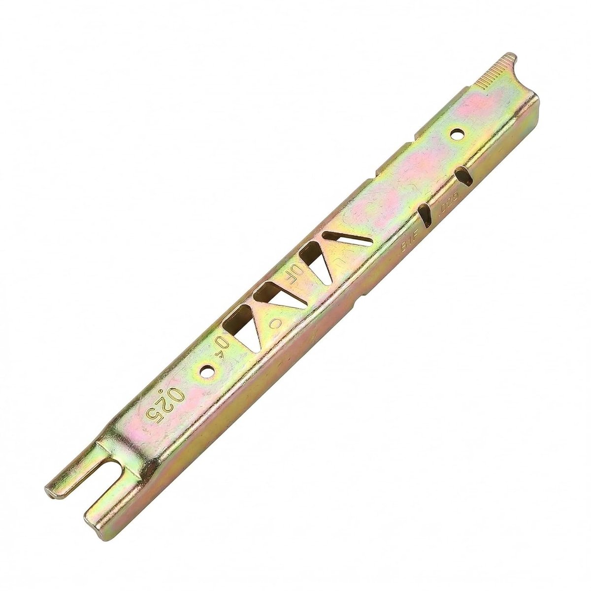 Dieptemeter voor kettingzaag, nauwkeurig onderhoudsgereedschap van aluminiumlegering, compatibel met 1110 893 4000 Feillehre-B, vijl kettingzaag met gouden begrenzingstanden