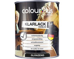 ColourPlus Farbe und meer - 2 in 1 blanke houtlak - glans - 750 ml - UV en weerbestendig - DIN EN 71-3