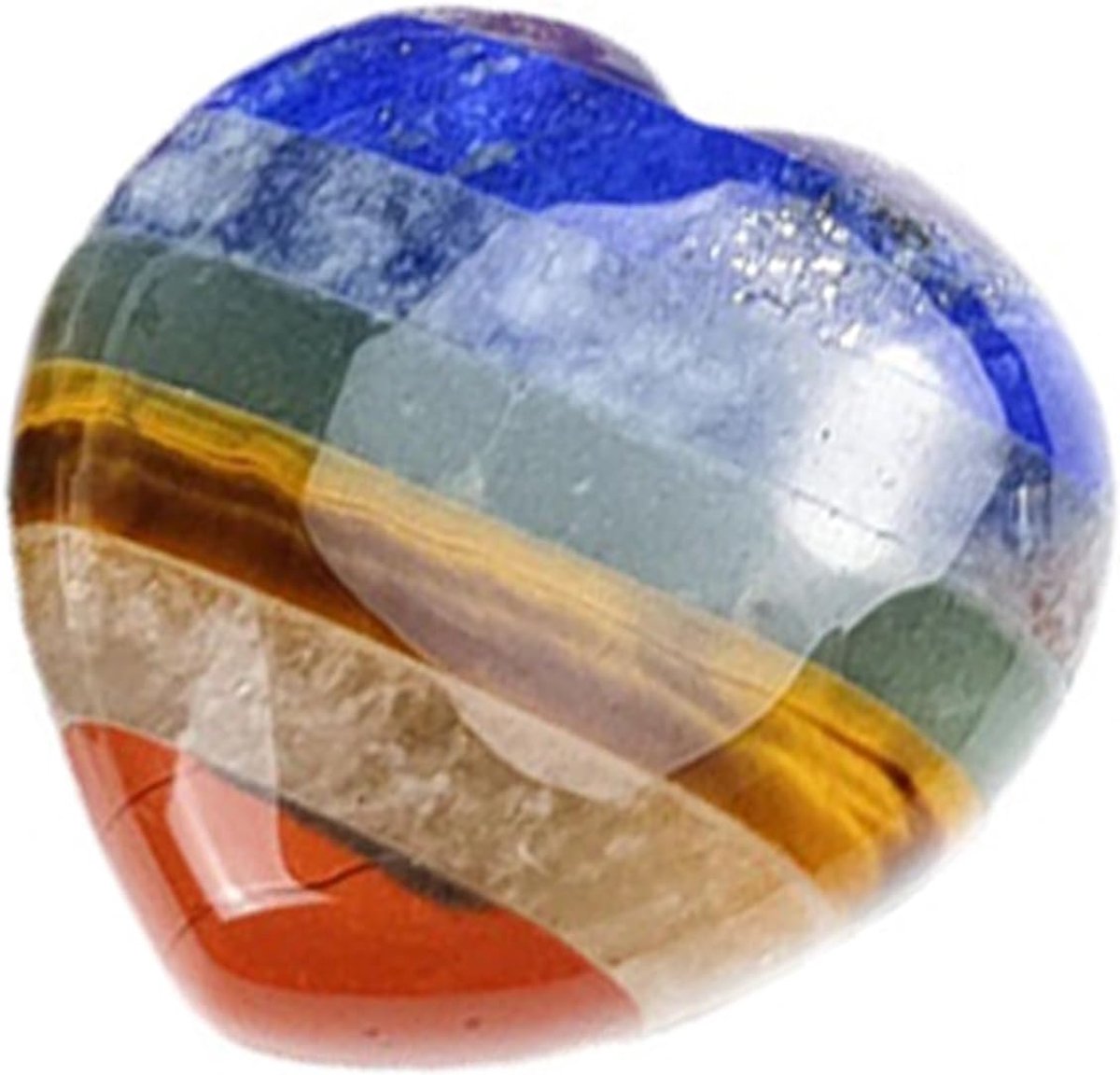 hartvorm helende stenen, duimen hand beveelt steen, decompressie chakra-stenen, geluksstenen, helende kristallen, voor Reiki-genezing, meditatie, verlichting van stress