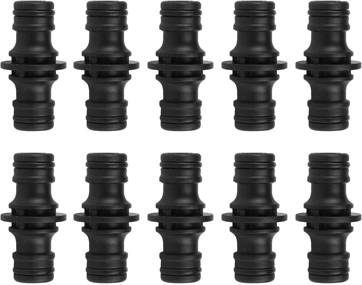 10 Stukjes Waterpijpsloten, 1/2-Inch Slangfittingen, Waterpijp Paddocks, Slangverbindingen, Tuinslangfittingen, Slangverlenging.