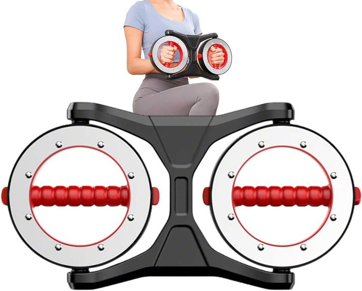 Armtrainer - Bovenlichaam Trainer - Explosieve Kracht Opbouwen - Stille Roterende Beweging - 40 x 22 cm - Zwart