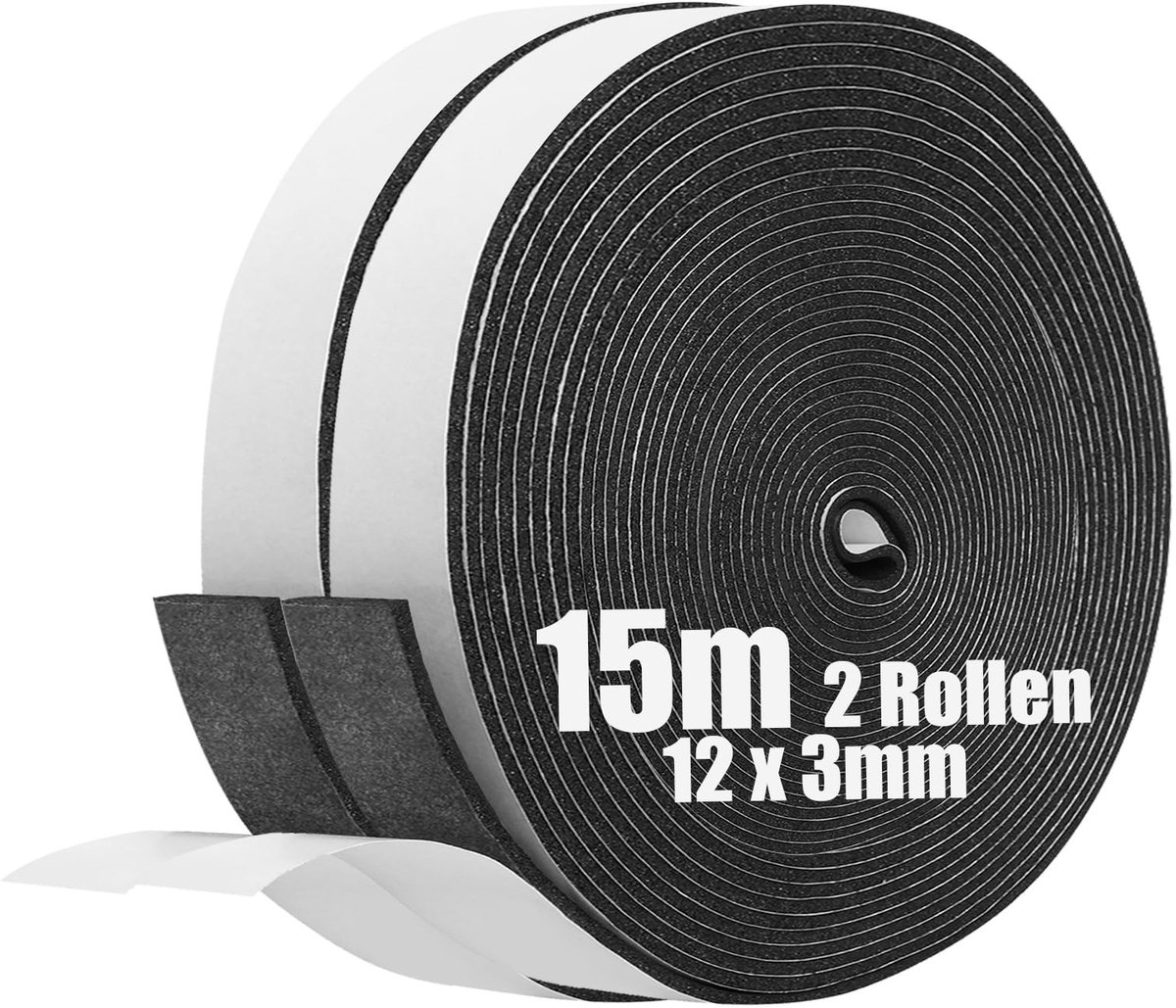 Omgoods - Zelfklevende Foam Sealing Tape - Geluidsisolatie voor Raam- en Deursluitingen
