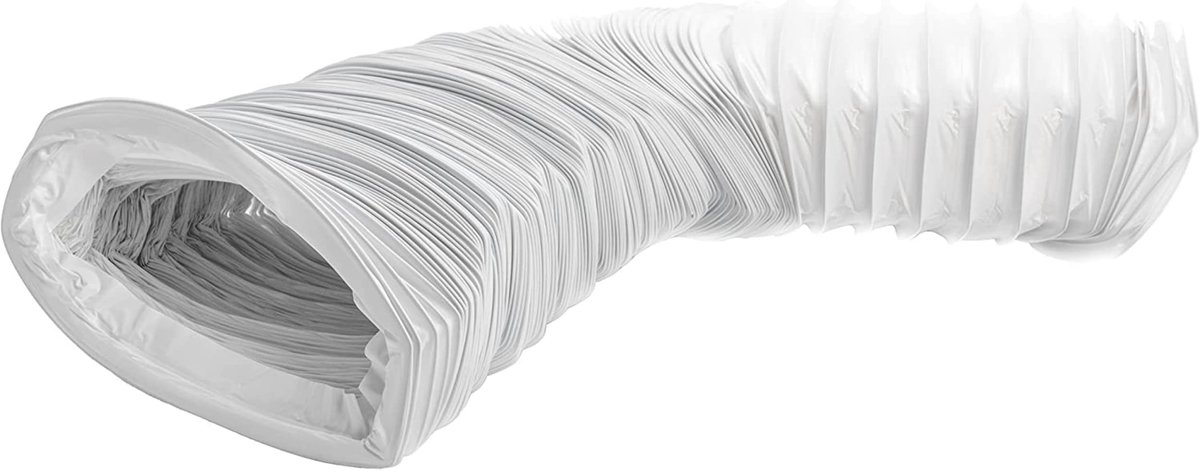 Omgoods - PVC Ventilatie Hose 220 x 55 mm - Flexibele Afvoerbuis voor Airconditioning en Droger