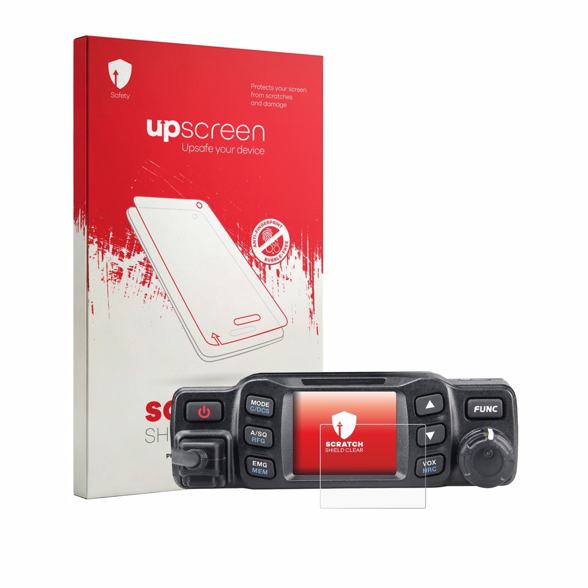 upscreen - Screenprotector voor Albrecht AE 5900 Mini - Folie Beschermfolie transparant