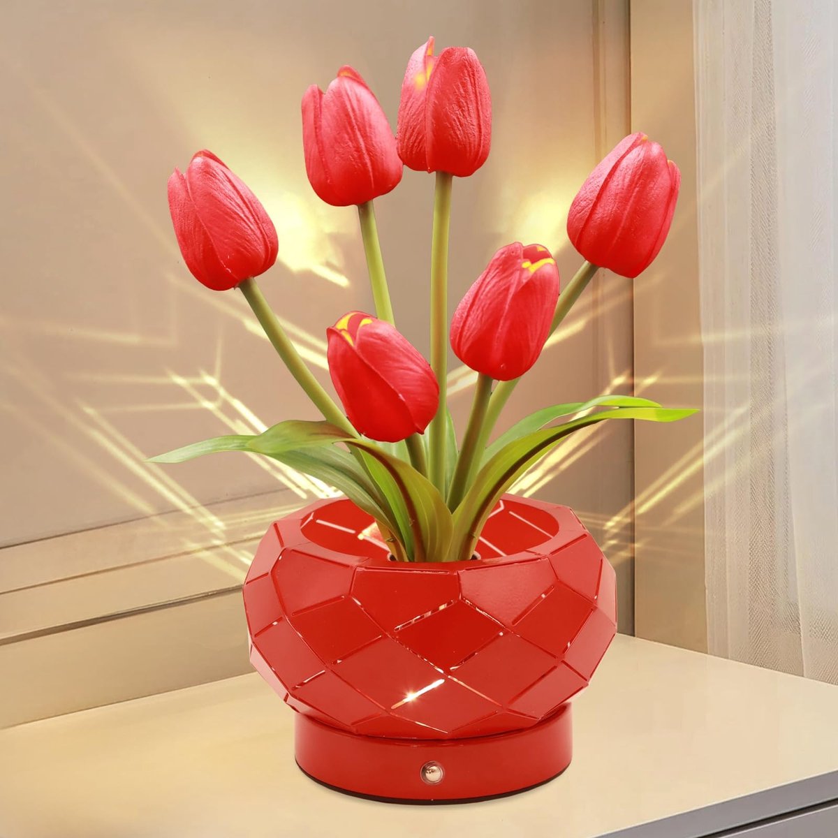 Omgoods - Tulpenlamp met Dimbare Functie voor Bijzondere Gelegenheden
