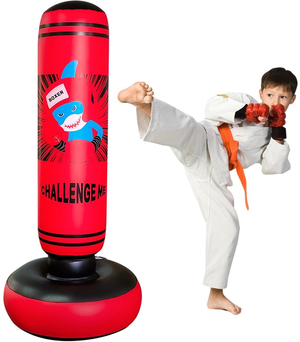 Omgoods - Inflatable Dinosaur Punching Bag voor Kinderen - Sport en Spel