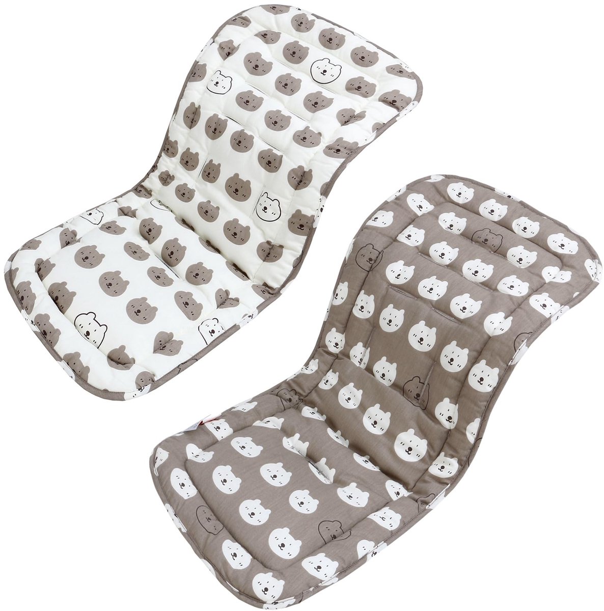 Omgoods - Universele Baby Kinderwagen Zitkussen, Dubbelzijdig Gebruik voor Buggy (78x34cm)