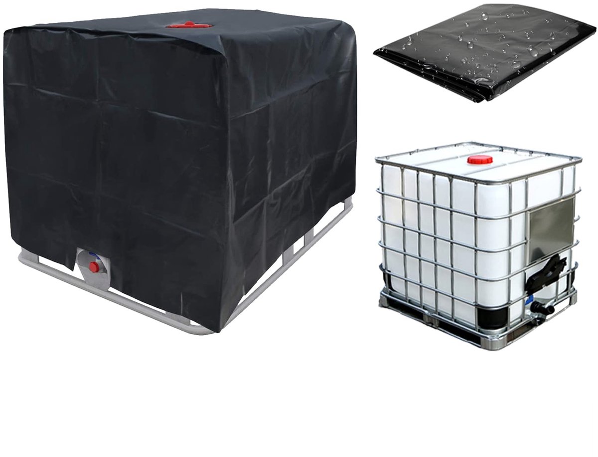 Omgoods - Tank Cover - Waterdichte Beschermhoes voor 1000L IBC Tank