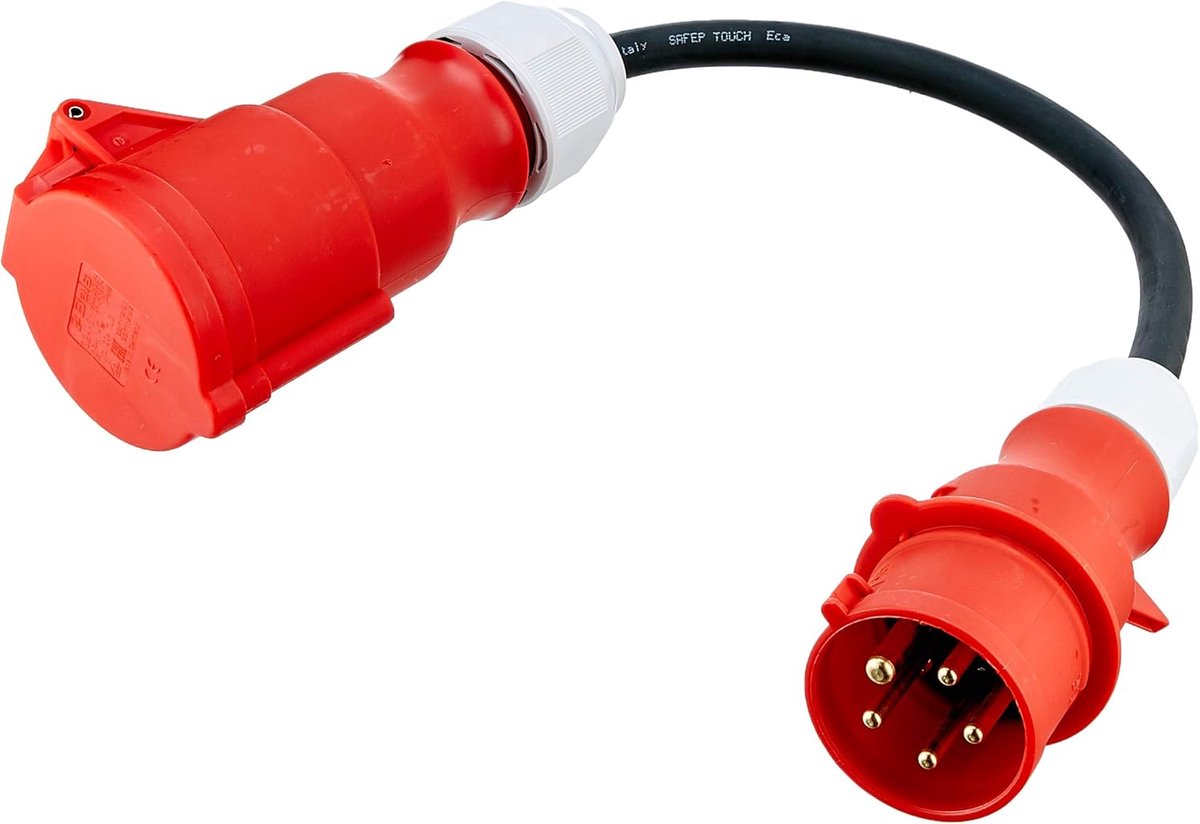 CEE adapterkabel, 16/32A 0,5 m kabel, H07RN-F5G2.5qmm