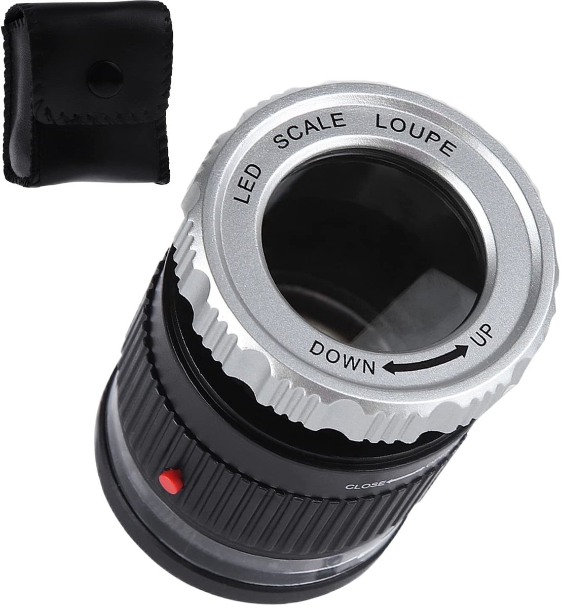 Omgoods - Loupe Magnifier 10X met LED Verlichting en UV-Illumination
