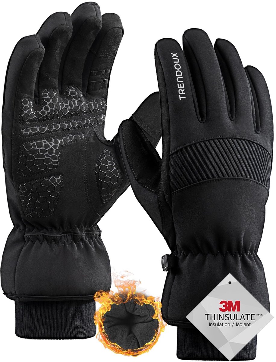 Omgoods - Winterhandschoenen voor Mannen en Vrouwen - Thermo, Waterdicht en Winddicht voor Sporten