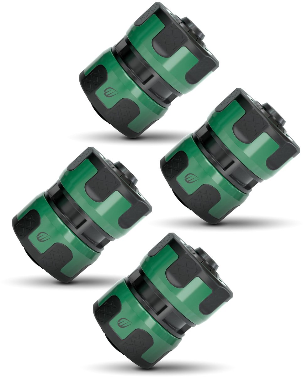 Omgoods - Reparatiekoppeling 1/2 en 5/8 Inch voor Tuinslang - 4 Stuks