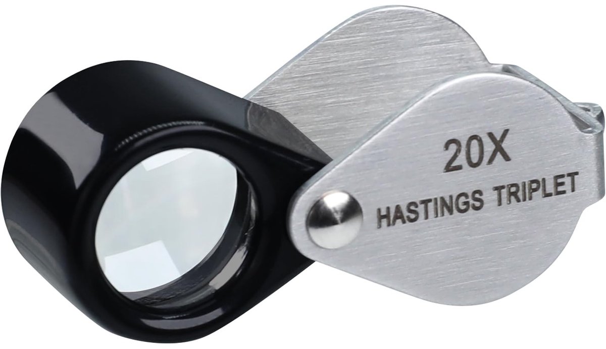 Omgoods - Hasting 20x Mini Optische Vergrootglas - Perfect voor Verzamelingen
