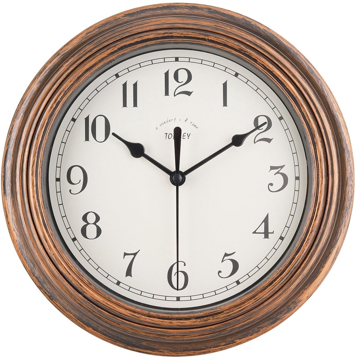 Omgoods - Retro Wandklok 23 cm - Stil en Decoratief voor Keuken en Kantoor