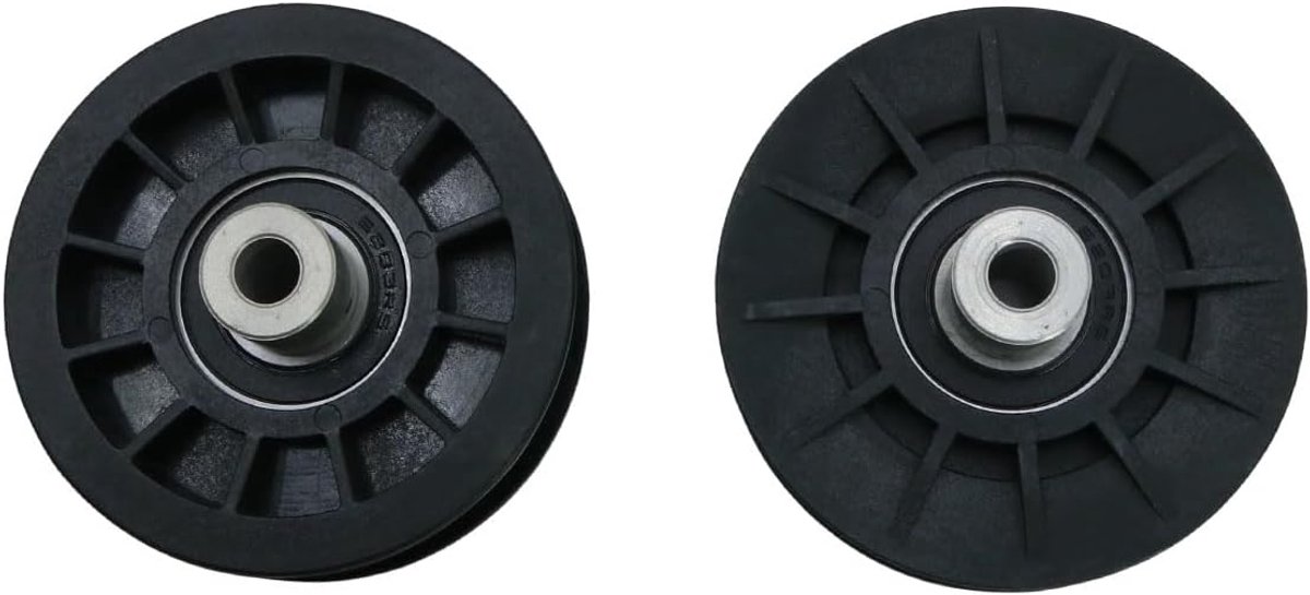 Katrol voor grasmaaiers, zwart, 532194327 194327, poelie voor gazontractor, 2 stuks