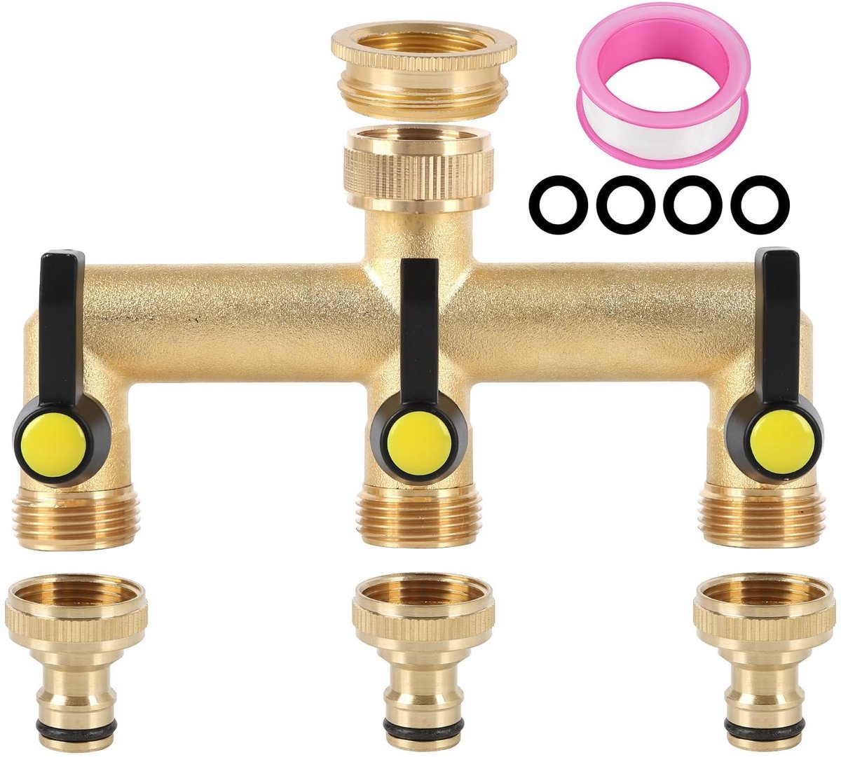 Omgoods - Waterverdeler met 3/4 Inch Messing Aansluiting