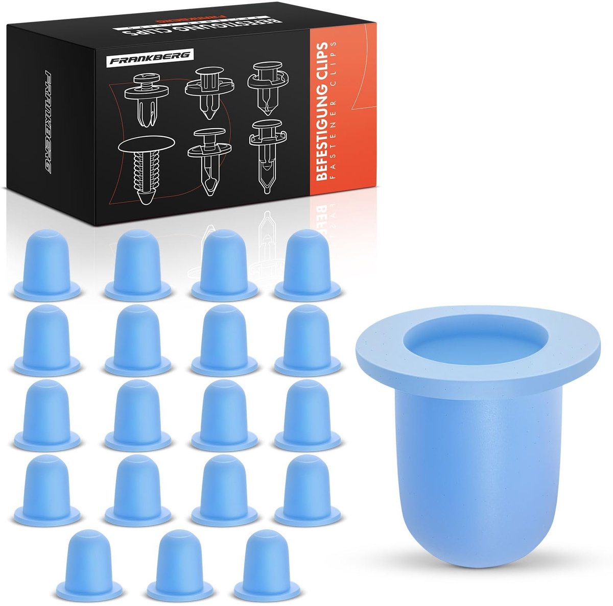 Omgoods - Frankberg 20 x Bevestigingsclips, Spreader Rivets, Mouldings Voor Diverse Voertuigen