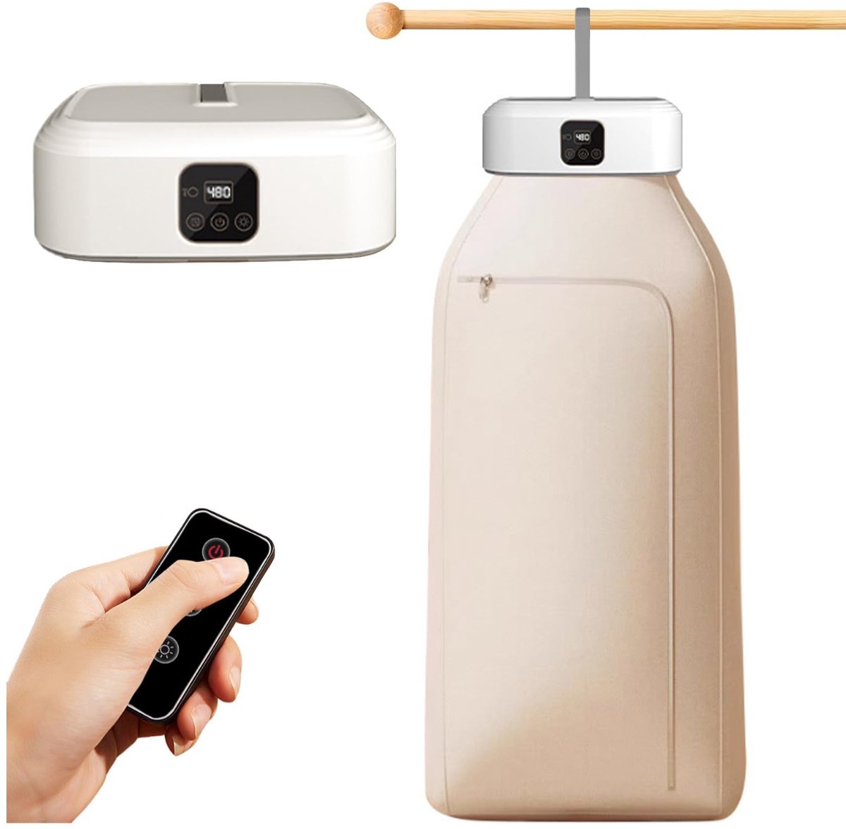 Omgoods - Mini Tumble Dryer met Timer en UV Sterilisatie