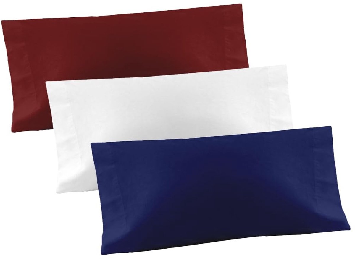 Omgoods - Kussensloop met Zijopening in 3 Kleuren voor Bed 135 cm