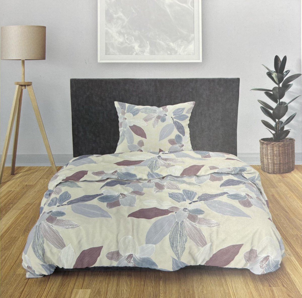 Omgoods - 100% Polyester Beddengoedset voor Volwassenen (4 Stuks)