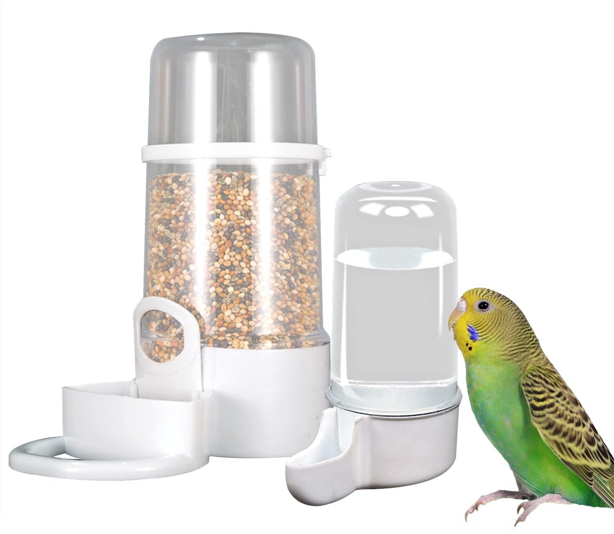 Omgoods - Automatische Vogelvoer- en Waterdispenser met Clip