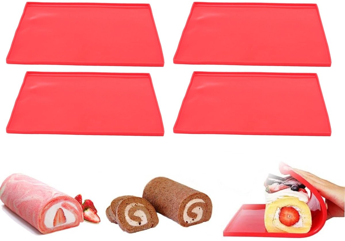 Omgoods - Silicone Bakvorm voor Roll Cakes - Anti-aanbak en Flexibel