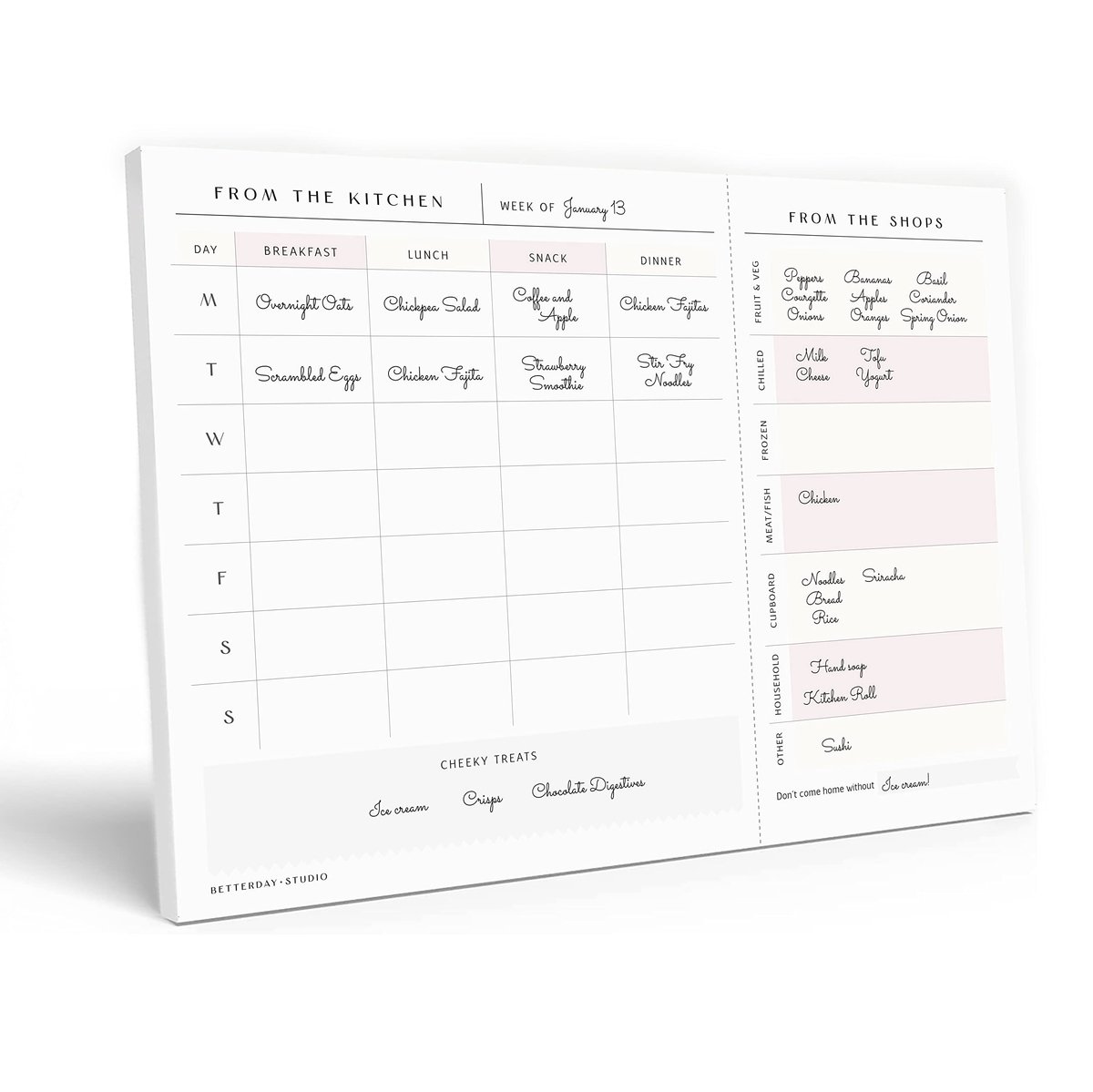 Omgoods - Meal Planner en Boodschappenlijst