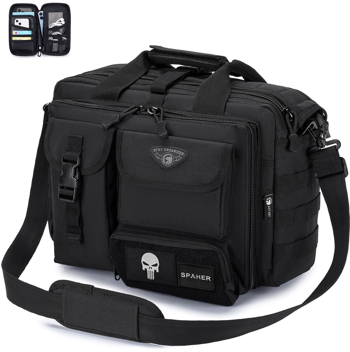 Omgoods - Briefcase - Schoudertas voor Laptop 14-17.3 Inch