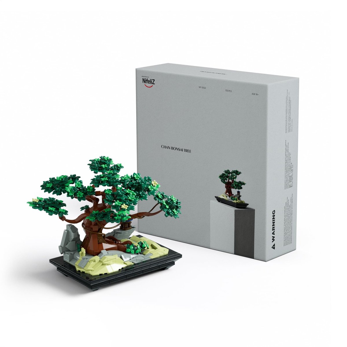 Omgoods - Bonsai Boom Bouwset voor Volwassenen - Decoratieve Plant voor Thuis en Kantoor