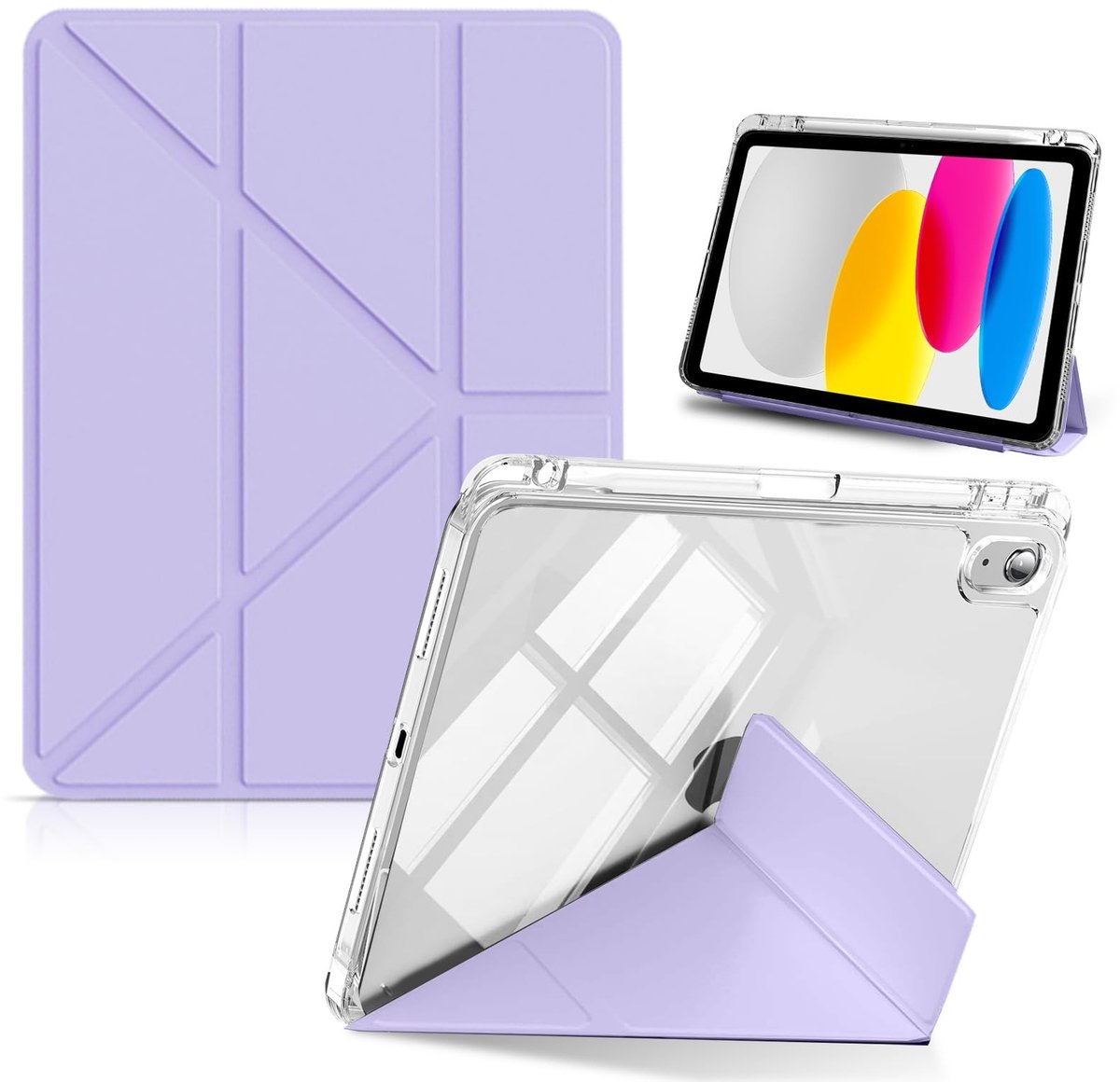 Omgoods - Case voor iPad (A16) 11 inch 2025 / 10e generatie 10.9 inch 2022 - Ultra dun met Penhouder