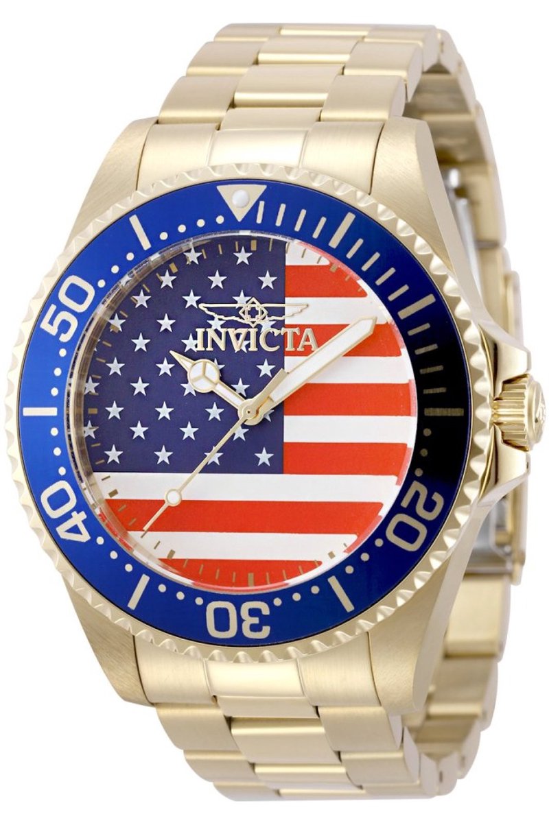 Invicta Pro Diver 50416 Heren Quartz Horloge - 45 mm